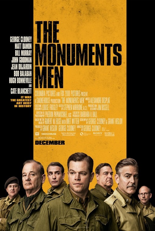 The Monuments Men poszter George Clooneyékkal