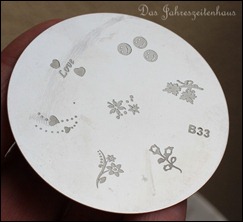 Stamping Schablone Plate TEDI B33