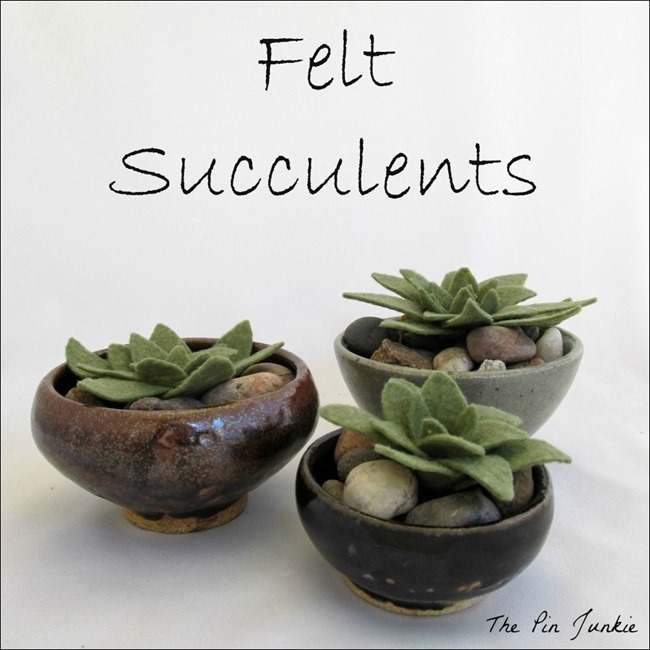 Felt Succulents 2