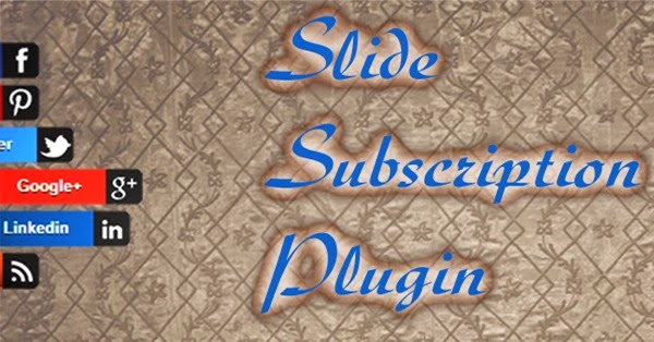 JQuery Plugin: Social Subscription Sliding Bar JQuery Plugin: Social Subscription Sliding Bar