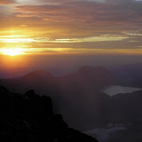 Gunung Tujuh as seen from Gunung Kerinci (Daniel Quinn, April 2010)