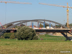 Dresden - Brückenbaustelle Waldschlösschenbrücke im Oktober 2011