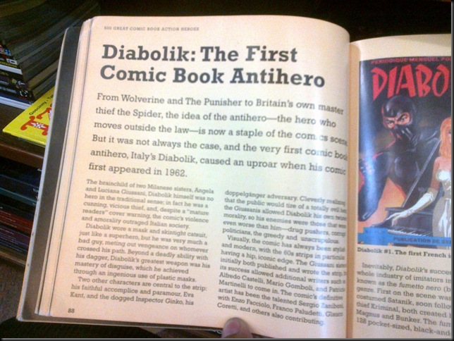 500 Great Comic Book Action Heroes Danger Diabolik 1