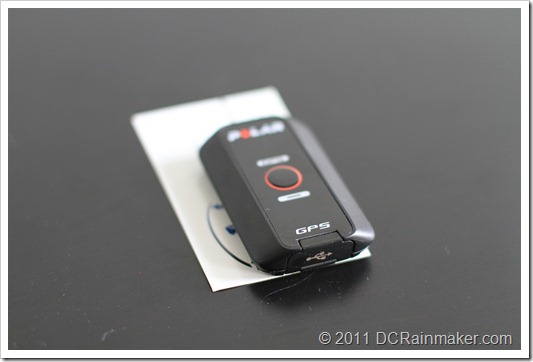 Polar G5 GPS Unit Next to Biz Card