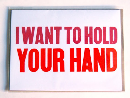 Beatle's fans will swoon for this one. I Want to Hold Your Hand Card, $4.