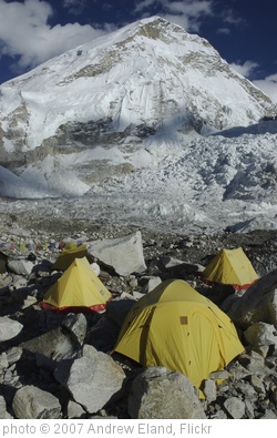 'Tents, Everest Base Camp' photo (c) 2007, Andrew Eland - license: http://creativecommons.org/licenses/by-sa/2.0/
