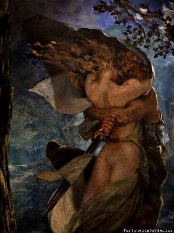 Palazzo Fortuny, Venezia studio di Mariano Fortuny, dettaglio affresco