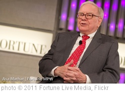 'Warren Buffett of Berkshire Hathaway Inc. and interviewer Carol Loomis of Fortune' photo (c) 2011, Fortune Live Media - license: http://creativecommons.org/licenses/by/2.0/