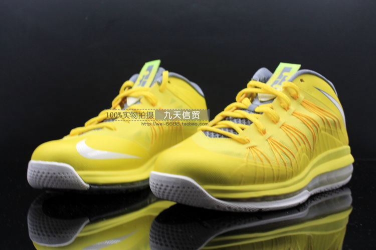 nike air max lebron x low sonic yellow