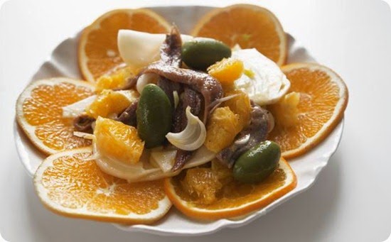 Insalata siciliana di arance Insalata siciliana di arance