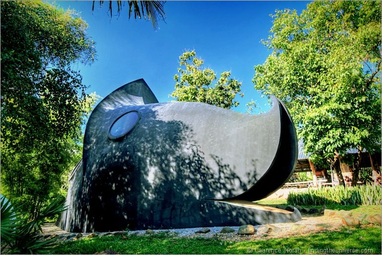 Black temple Chiang Rai giant whale
