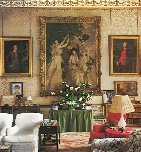 Chatsworth in Devonshire. The drawing room has this wonderful Batoni portraits of Cavendish ancestors. Chatsworth in Devonshire. The drawing room has this wonderful Batoni portraits of Cavendish ancestors.