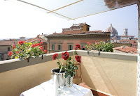 Florence -Hotel Loggiato dei Serviti\'s balcony
