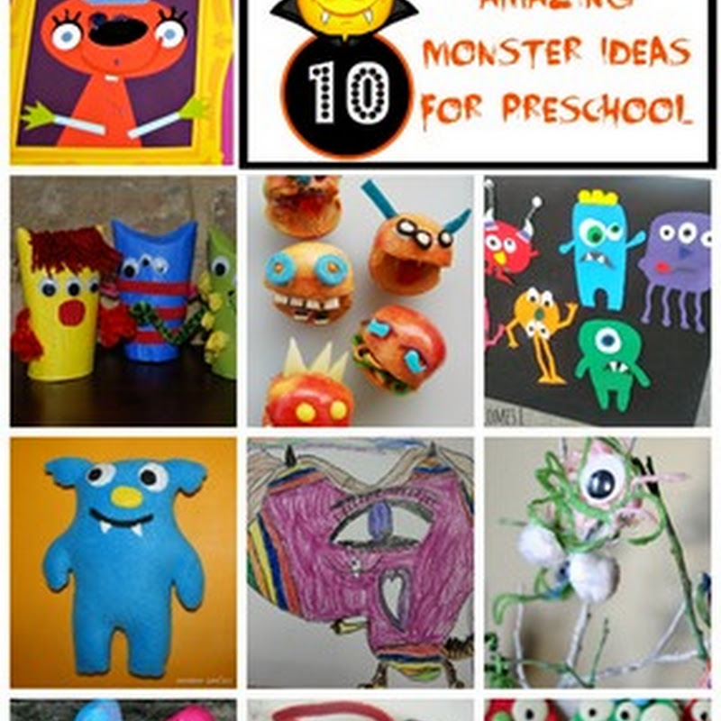 Preschool Art: Monsters