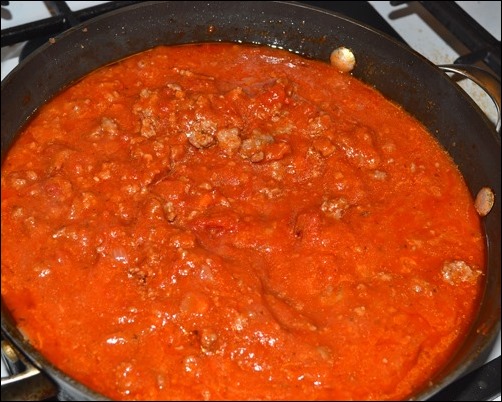 add tomato sauce