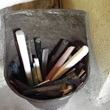 Glass rods ready to be shaped in beads, jewelry, and other decorative items