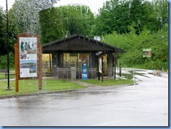 4492 arriving Bass Lake Provincial Park in rainstorm 4492 arriving Bass Lake Provincial Park in rainstorm
