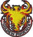 GOLDEN PHOENIX 2.25" 15000 Stitches