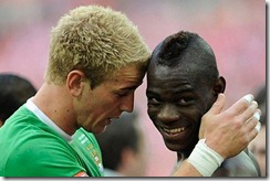 Balotelli y Hart
