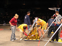 Putting the robot on the field
