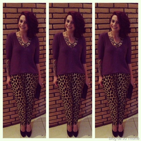 look calça animal print, tricot roxo e sapato miesko (2) look calça animal print, tricot roxo e sapato miesko (2)