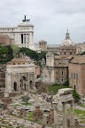 The Forum Romanum from above