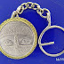 Traditional Arabic impressions. Silver or gold plated minted brass medal 35 mm in diameter ordered as a souvenir gift item.