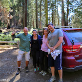 Encontrando a Patrícia e Eric, paulistas ralando em Berkeley - Redwood Canyon - Sequoia e Kings Canyon NP, California. EUA