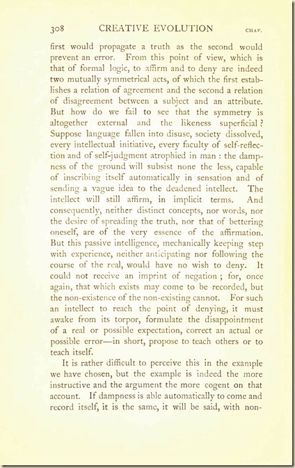 Bergson. Creative Evolution. 1911 creativeevolutio00berguof.test.t_Page_322