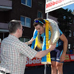 Rhys Pollock from the Trek – Marco Polo Cycling Team after his victory in the GP Möbelstadt Rück Oberhausen in Germany. (Photo: Francis Cerny)