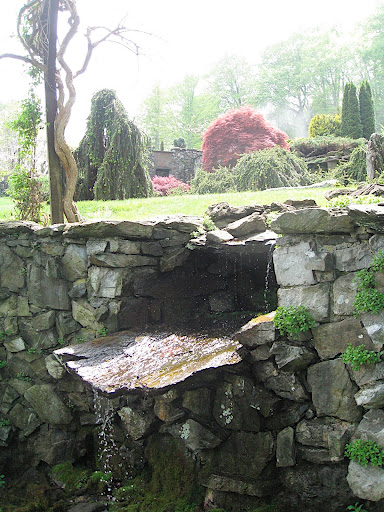The garden is full of water features made from native rock. The water is all pumped from the lake. This photo also shows how the views at Innisfree are carefully composed tableaux - point your camera anywhere, you're guaranteed a beautiful photo!