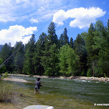 2011-06-28 Petree and Mike on the west fork of the Bitterroot River