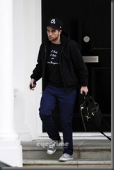 Robert Pattinson leaving his Home in London, Nov 25