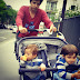 andar com os miudos às costas