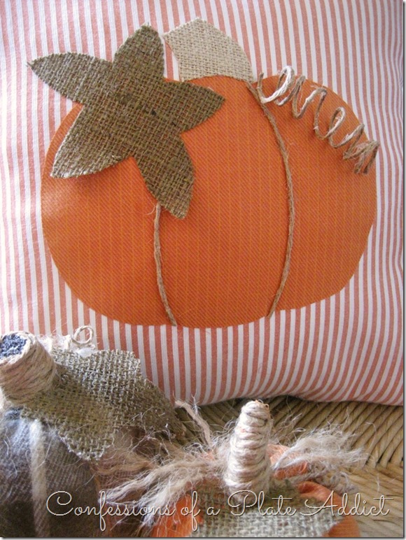 CONFESSIONS OF A PLATE ADDICT More Fun with Shirts...A Pumpkin Pillow CONFESSIONS OF A PLATE ADDICT More Fun with Shirts...A Pumpkin Pillow