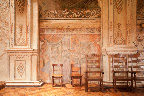 Inside a church, with more designs. Inside a church, with more designs.