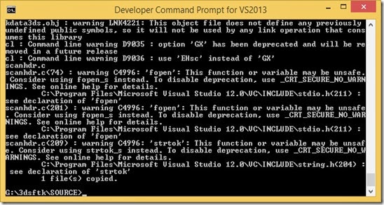 Debug library builds with warnings Debug library builds with warnings