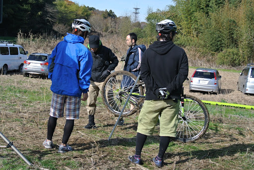 メリダの試乗ブースは終日大盛況