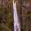 A Plunging Waterfall Enters The Sound - Fjordland, New Zealand