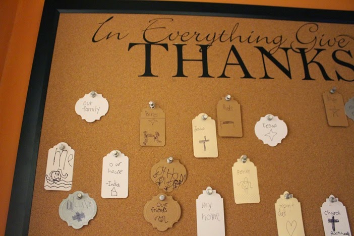 DIY Thanksgiving “Gratitude Board” 