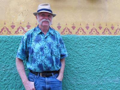 Mike in blue