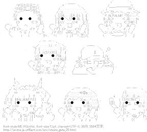デフォルメ キャラクターズ （シュタインズ・ゲート）