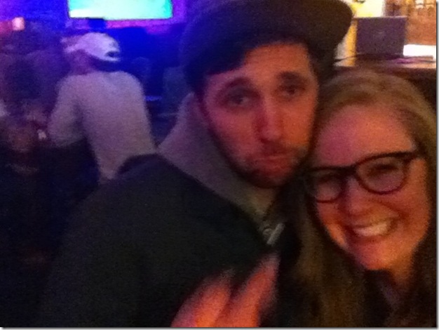 yosh and i at the pub