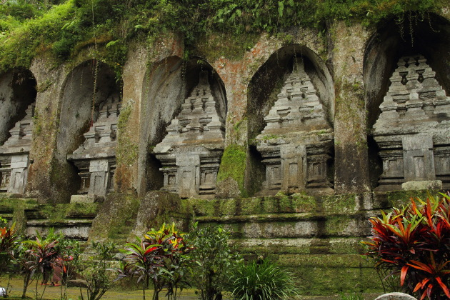 Rock cut temples in Gunung Kawi, Ubud, Indonesia