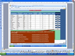 Euro Convert Using Microsoft Excel 2007 Worksheet Euro Convert Using Microsoft Excel 2007 Worksheet
