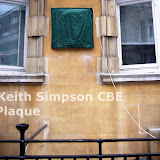 Keith Simpson Green Plaque