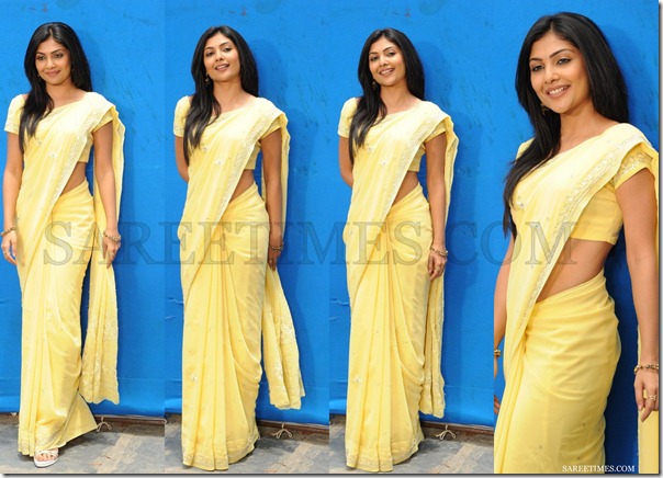 Kamalini_Mukherjee_Yellow_Saree
