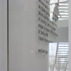 Exhibition "Reading Fire Writing Flame" by Eileen Casey 2007. Awarded under Offaly County Councils Support for Artist Scheme