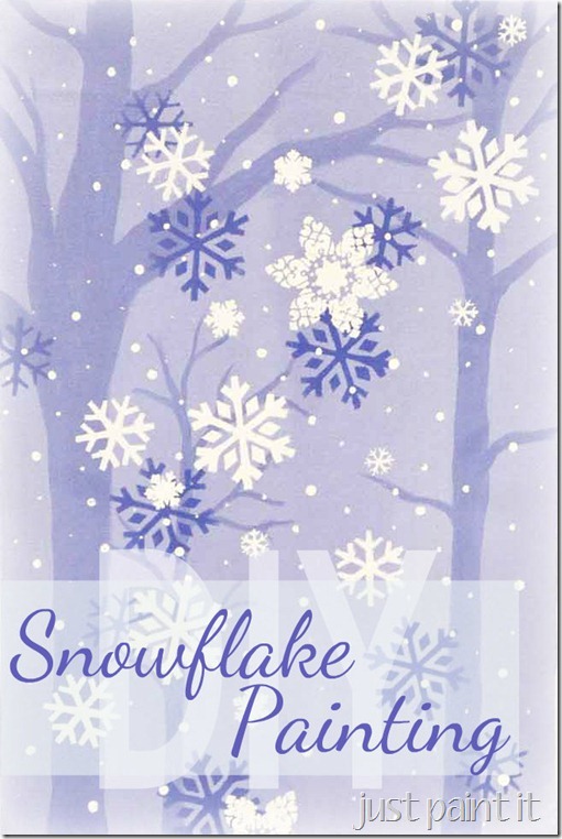 Easy Snowflake Painting