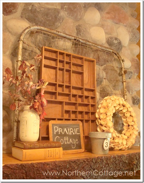 fall mantel@NorthernCottage.net fall mantel@NorthernCottage.net